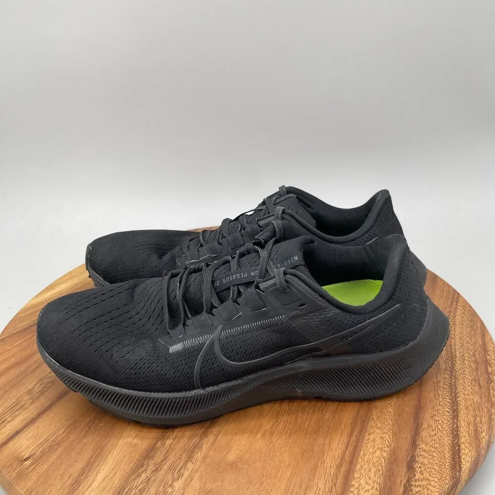 Nike Air Zoom Pegasus 38 Shoes Mens Size 11.5 Black Running Comfort Walking Gym